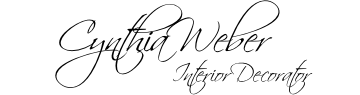 Cynthia Weber Interior Decorator