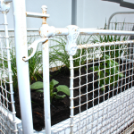 Antique Crib makes Charming Herb Garden…