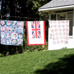 Antique Windows and Cobblestone Pathways add Eclectic Charm to the gardens at Hoop Top House…