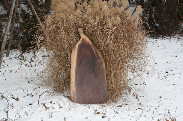 bread board in grass