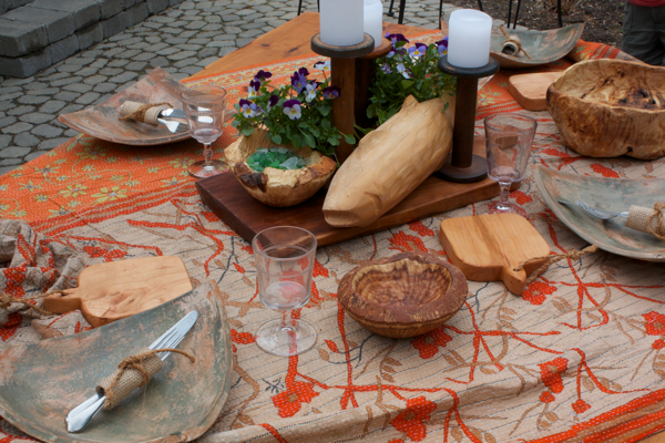 folk art fish, bread boards, burl bowls cynthiaweber.com