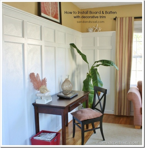 high wainscoting tutorial