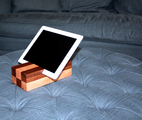 checkerboard Ipad Stand from CynthiaWeber.com