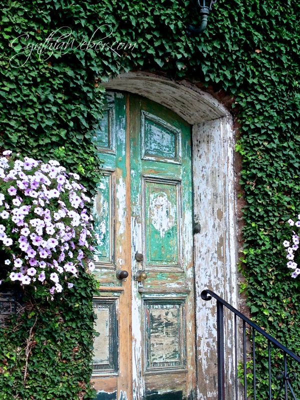 Faded & Fabulous Doorway… CynthiaWeber.com