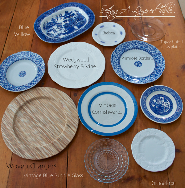 Setting a Layered Table… CynthiaWeber.com