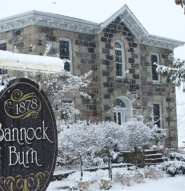 Snow storm at BannocBurn 1878...