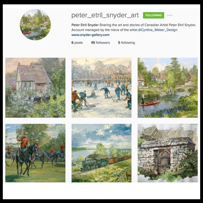 IG account for artist Peter Etril Snyder